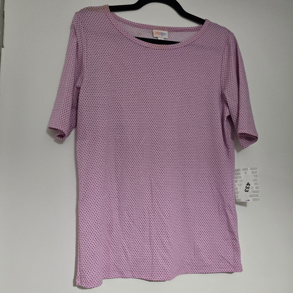 LuLaRoe Pink Fitted 3/4 Sleeve Tunic